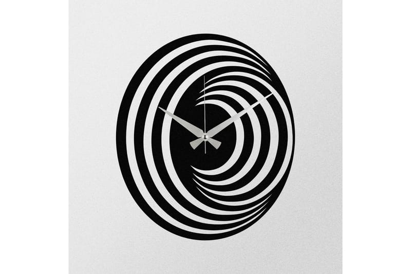 Enzoclock - S017 - Svart - Innredning - Veggdekorasjon - Veggklokke