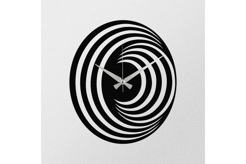 Enzoclock - S017 - Svart - Innredning - Veggdekorasjon - Veggklokke