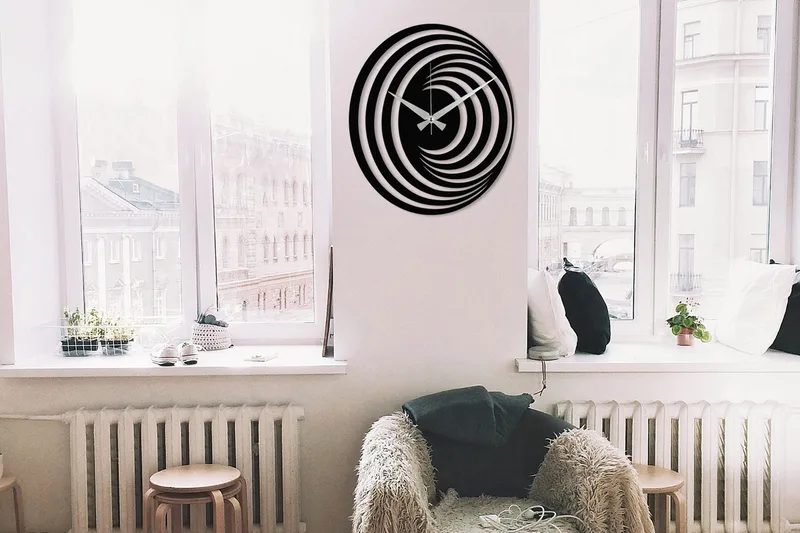 Enzoclock - S017, Svart