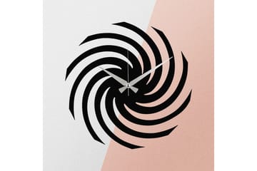 Enzoclock - S023 - Svart - Innredning - Veggdekorasjon - Veggklokke