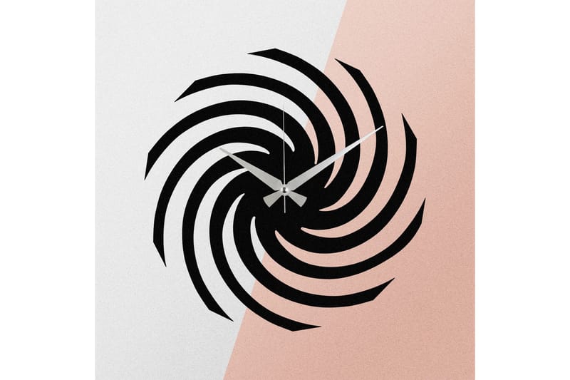 Enzoclock - S023 - Svart - Innredning - Veggdekorasjon - Veggklokke