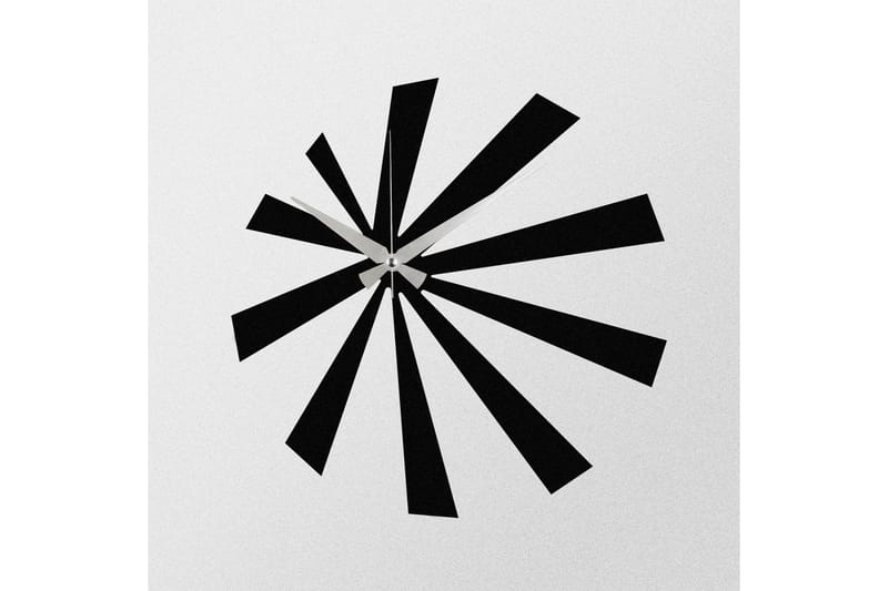 Enzoclock - S024 - Svart - Innredning - Veggdekorasjon - Veggklokke