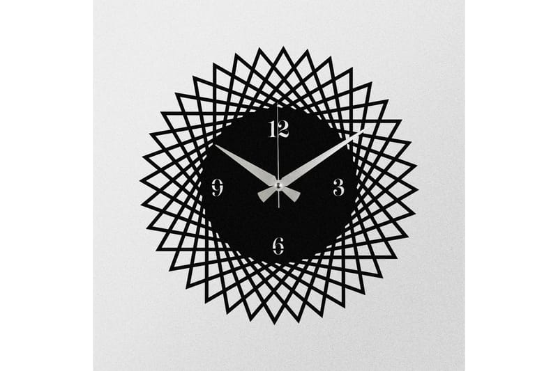Enzoclock - S026 - Svart - Innredning - Veggdekorasjon - Veggklokke