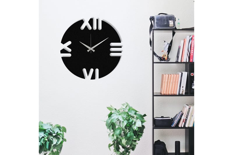 Leon - Svart - Innredning - Veggdekorasjon - Veggklokke
