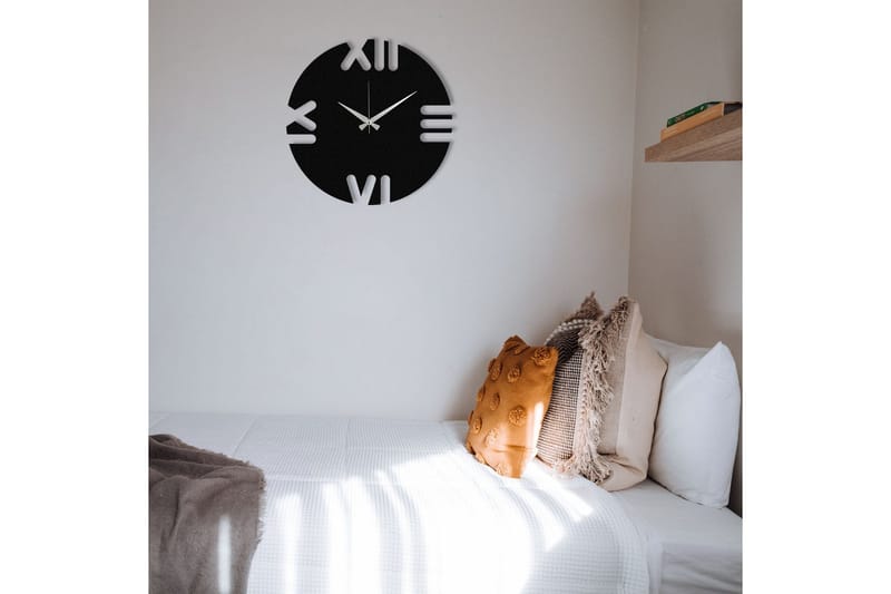 Leon - Svart - Innredning - Veggdekorasjon - Veggklokke