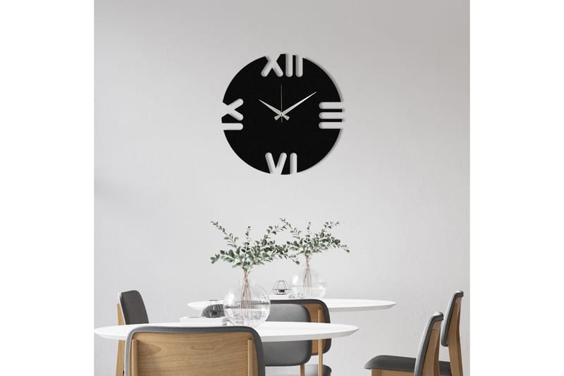 Leon - Svart - Innredning - Veggdekorasjon - Veggklokke