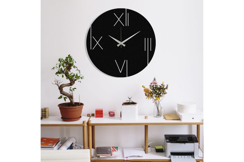 One - Svart - Innredning - Veggdekorasjon - Veggklokke