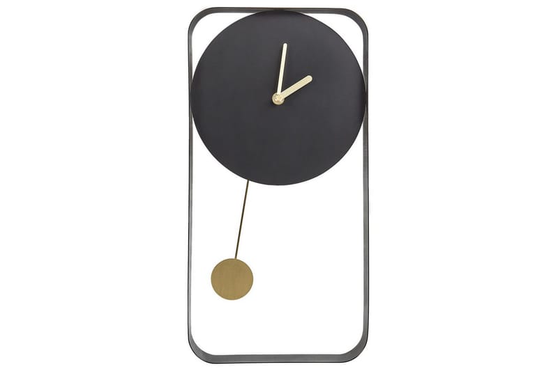 Pendelur Beliani Servoz Black||GOLD - Innredning - Veggdekorasjon - Veggklokke - Urverk til veggklokke