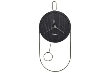 Pendelur Beliani Sierre Ljus trä/svart Black||Silver - Innredning - Veggdekorasjon - Veggklokke - Urverk til veggklokke