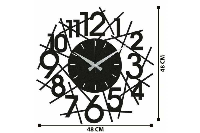 Rasputin - Svart - Innredning - Veggdekorasjon - Veggklokke