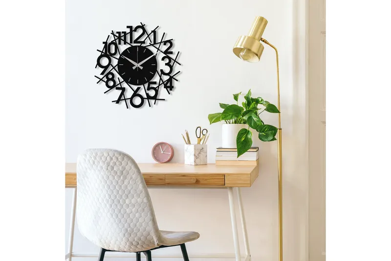 Rasputin - Svart - Innredning - Veggdekorasjon - Veggklokke