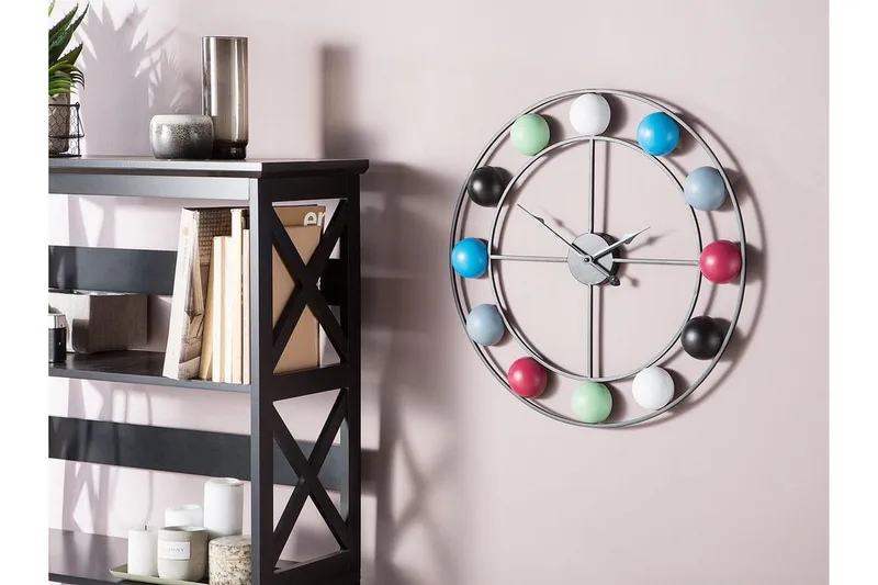 Reiden Veggklokke 56 cm, Flerfarget