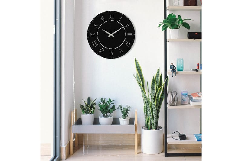 Seven Love - Svart - Innredning - Veggdekorasjon - Veggklokke