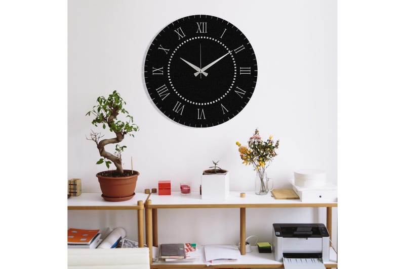 Seven Love - Svart - Innredning - Veggdekorasjon - Veggklokke