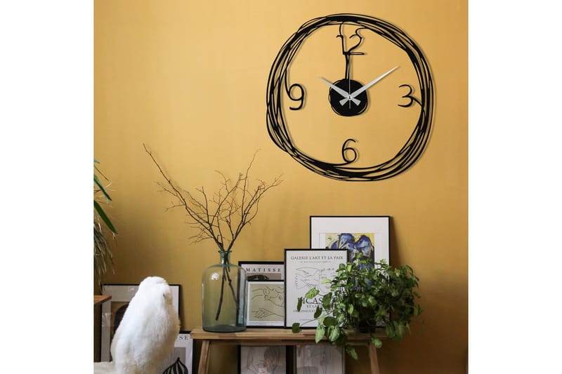 Stompeton Veggklokke - Svart - Innredning - Veggdekorasjon - Veggklokke
