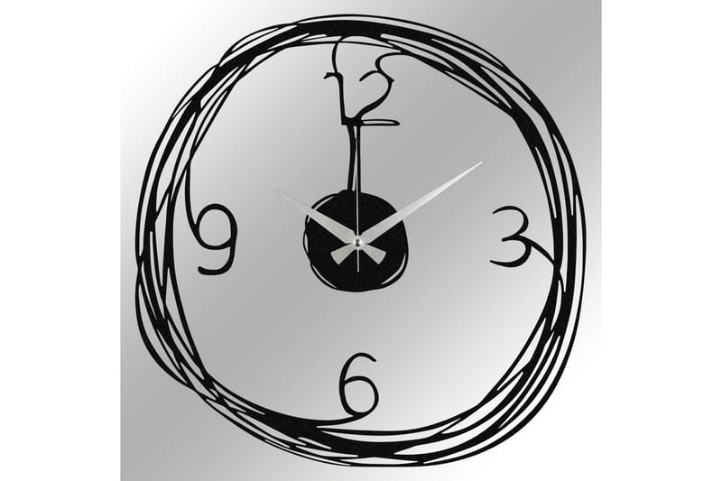 Stompeton Veggklokke - Svart - Innredning - Veggdekorasjon - Veggklokke