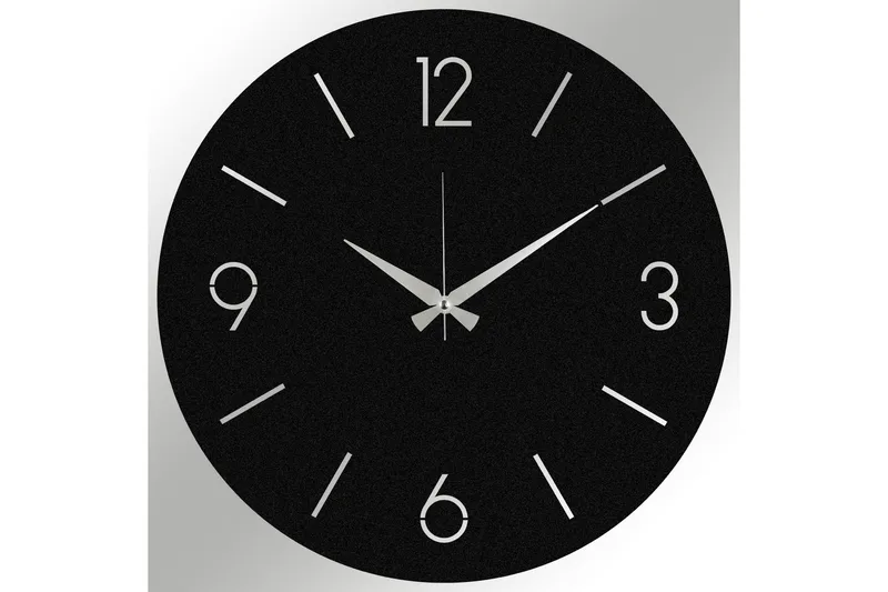 Trevwela - Svart - Innredning - Veggdekorasjon - Veggklokke