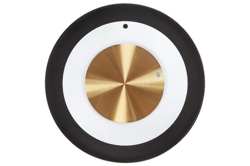 Väggklocka Beliani Cluses Black||White||GOLD, undefined