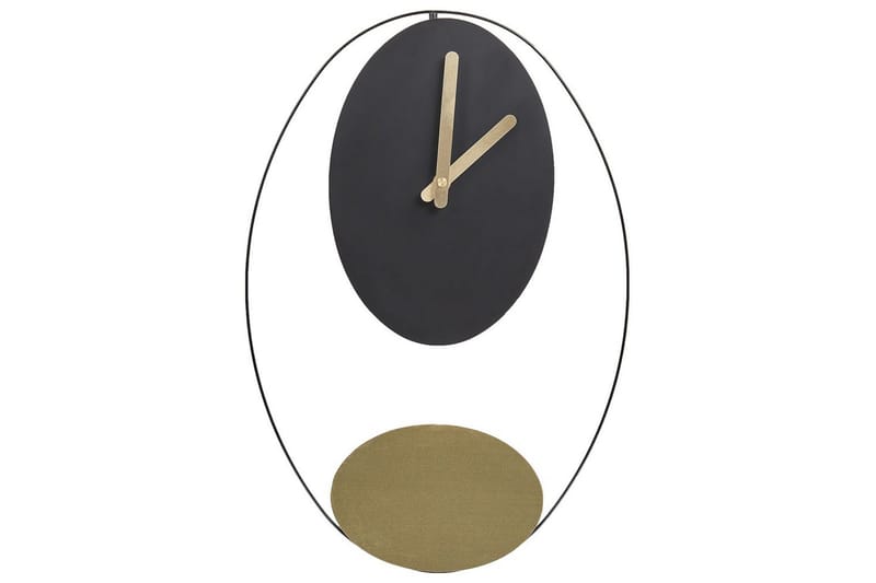 Väggklocka Beliani Manigod Black||GOLD, undefined