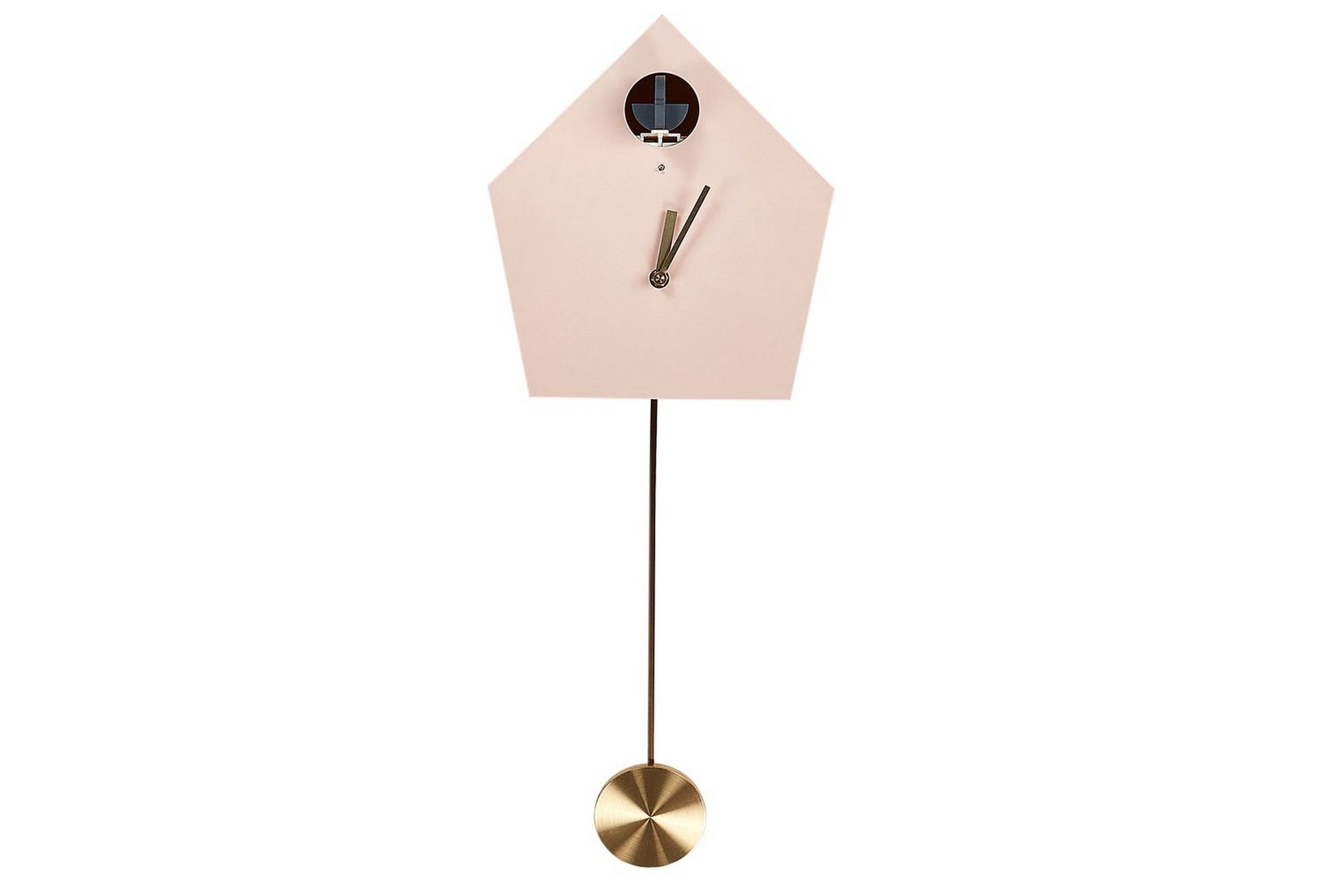 Väggklocka Rosa, Guld, Svart -