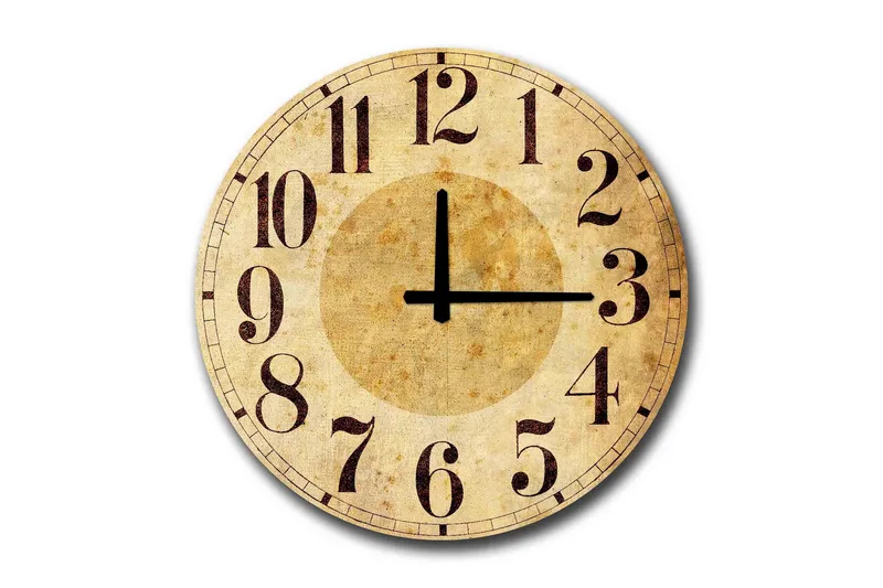 Veggdekorasjon MDF Klokke, undefined