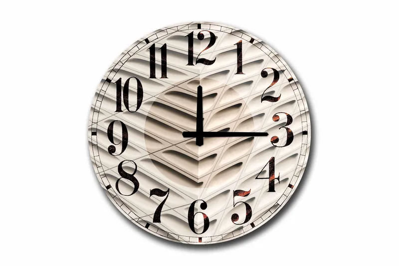 Veggdekorasjon MDF Klokke, undefined