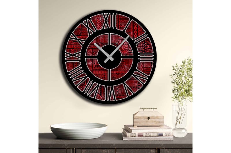 Veggdekorasjon MDF Klokke - Innredning - Veggdekorasjon - Veggklokke