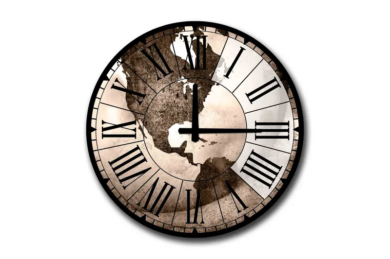 Veggdekorasjon MDF Klokke, undefined