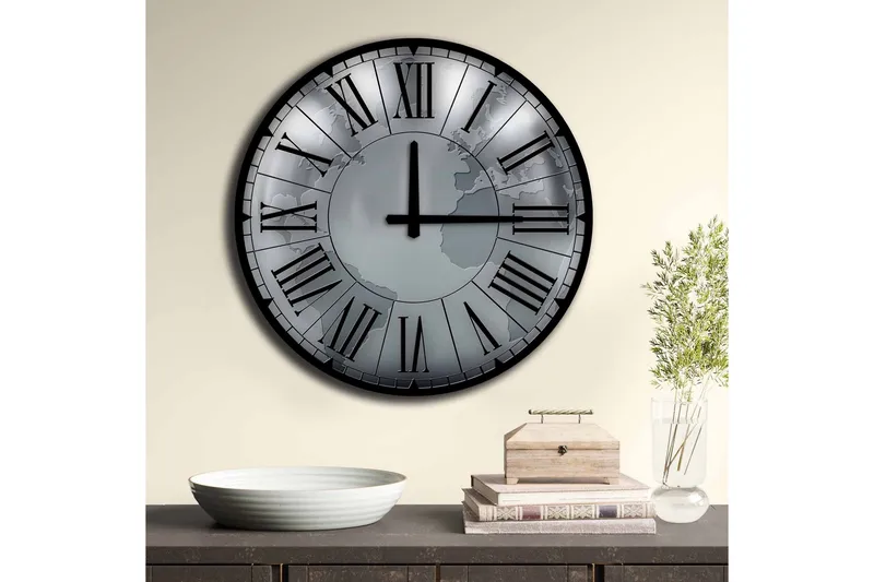 Veggdekorasjon MDF Klokke - Innredning - Veggdekorasjon - Veggklokke