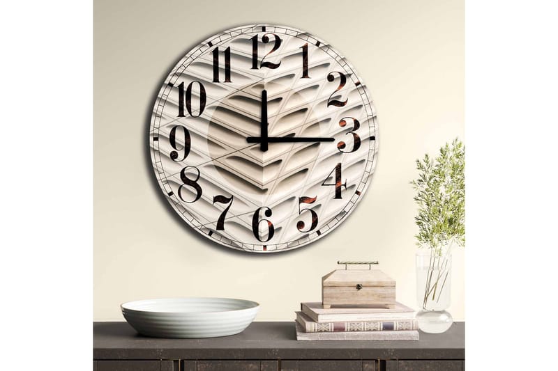 Veggdekorasjon MDF Klokke - Innredning - Veggdekorasjon - Veggklokke