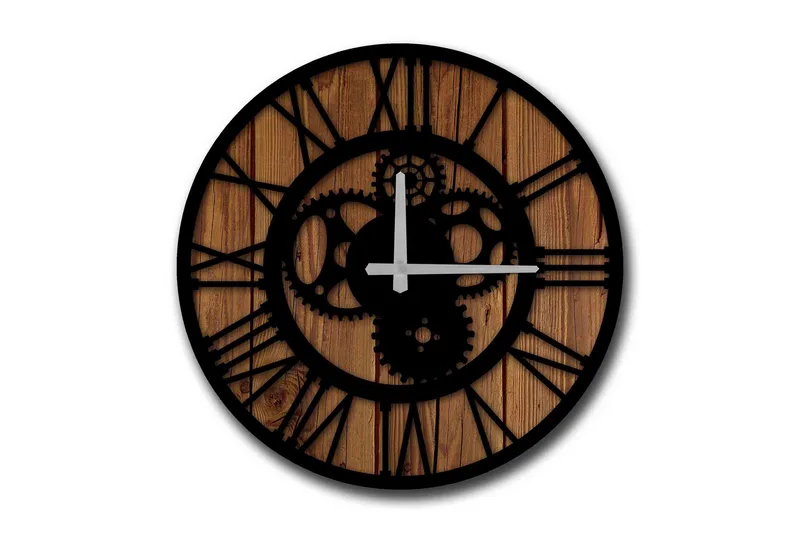 Veggdekorasjon MDF Klokke, undefined