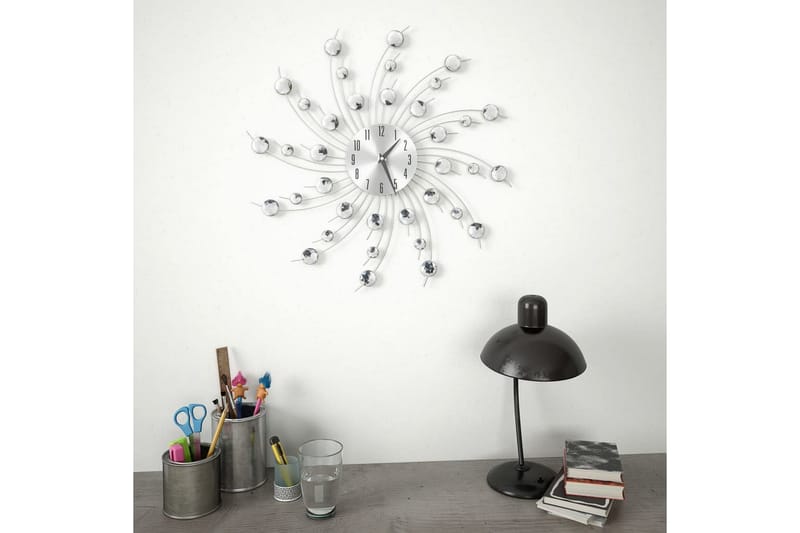 Veggklokke med kvartsurverk 50 cm moderne design - Innredning - Veggdekorasjon - Veggklokke