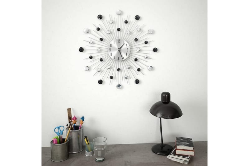 Veggklokke med kvartsurverk 50 cm moderne design - Innredning - Veggdekorasjon - Veggklokke