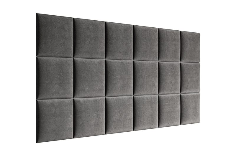 Lornel Stoppet Veggpanel 30x30 cm - Grå - Innredning - Veggdekorasjon