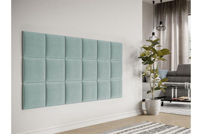Lornel Stoppet Veggpanel 30x30 cm - Grønn - Innredning - Veggdekorasjon