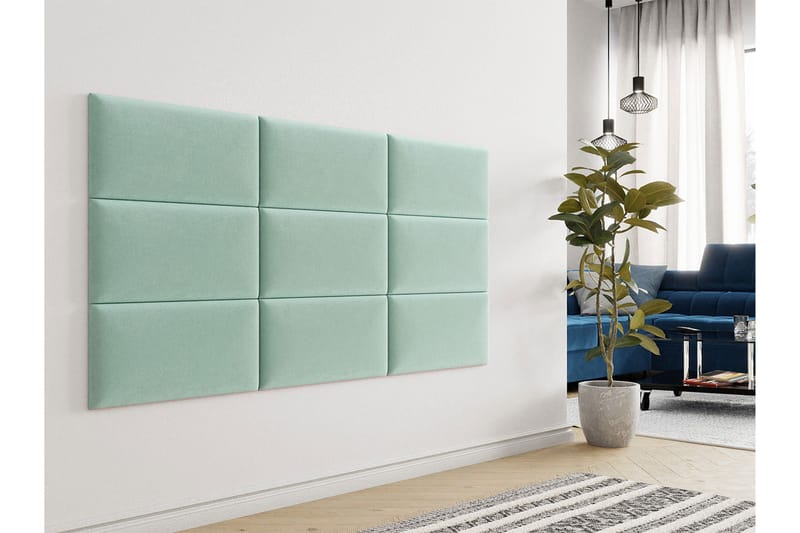 Lornel Stoppet Veggpanel 60x30 cm - Grønn - Innredning - Veggdekorasjon