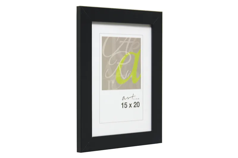 Trendline Bilderamme MDF 15x20 cm, Svart