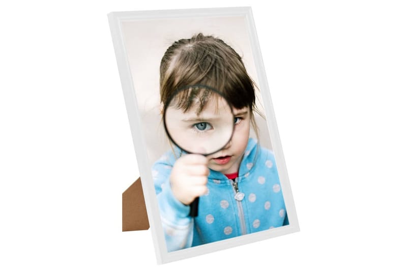 Fotorammekollasj for vegg eller bord 3 stk 13x18 cm MDF - Hvit - Innredning - Veggdekorasjon - Rammer