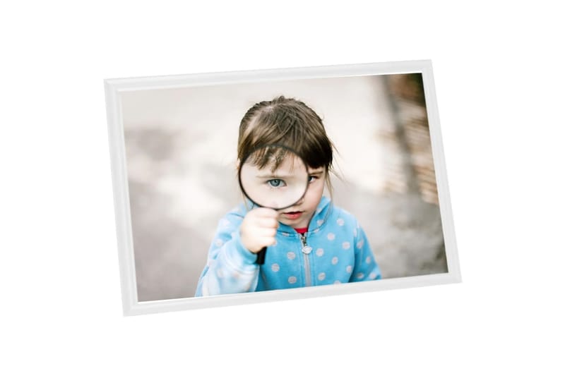 Fotorammekollasj for vegg eller bord 3 stk 13x18 cm MDF - Hvit - Innredning - Veggdekorasjon - Rammer