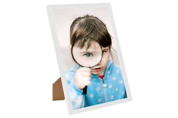 Fotorammekollasj for vegg eller bord 3 stk 18x24 cm MDF - Hvit - Innredning - Veggdekorasjon - Rammer
