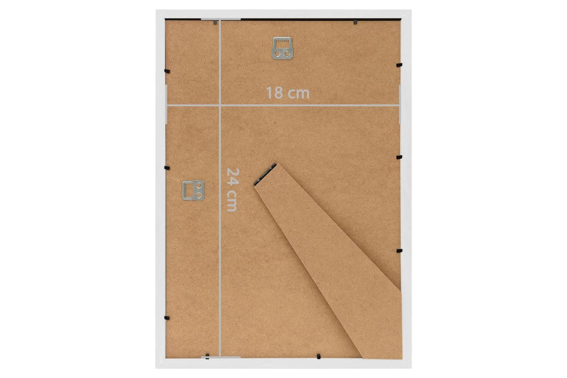 Fotorammekollasj for vegg eller bord 3 stk 18x24 cm MDF - Hvit - Innredning - Veggdekorasjon - Rammer