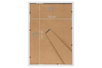 Fotorammekollasj for vegg eller bord 3 stk 18x24 cm MDF - Hvit - Innredning - Veggdekorasjon - Rammer
