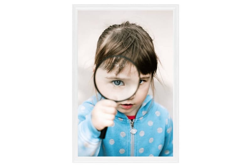 Fotorammekollasj for vegg eller bord 3 stk 21x29,7 cm MDF - Hvit - Innredning - Veggdekorasjon - Rammer