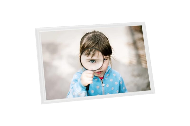 Fotorammekollasj for vegg eller bord 3 stk 21x29,7 cm MDF - Hvit - Innredning - Veggdekorasjon - Rammer