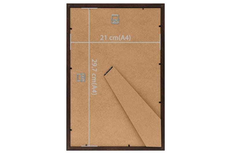Fotorammekollasj for vegg eller bord 3 stk 21x29,7 cm MDF - Svart - Innredning - Veggdekorasjon - Rammer
