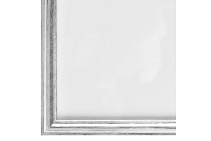 Fotorammekollasj for vegg eller bord 3 stk 21x29,7cm MDF - Silver - Innredning - Veggdekorasjon - Rammer