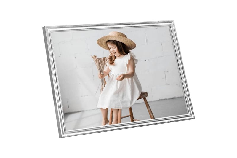 Fotorammekollasj for vegg eller bord 3 stk 21x29,7cm MDF - Silver - Innredning - Veggdekorasjon - Rammer
