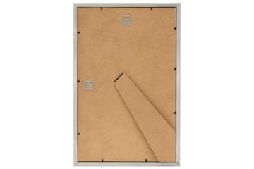 Fotorammekollasj for vegg eller bord 3 stk 21x29,7cm MDF - Silver - Innredning - Veggdekorasjon - Rammer