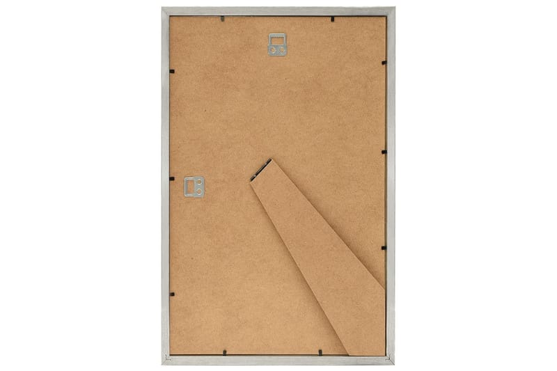 Fotorammekollasj for vegg eller bord 3 stk 21x29,7cm MDF - Silver - Innredning - Veggdekorasjon - Rammer