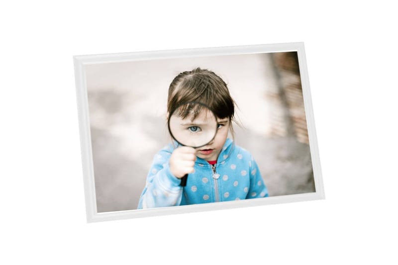 Fotorammekollasj for vegg eller bord 5 stk 13x18 cm MDF - Hvit - Innredning - Veggdekorasjon - Rammer